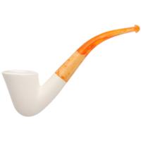 AKB Meerschaum Smooth Bent Dublin (with Case)