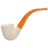 AKB Meerschaum Smooth Bent Dublin (with Case)