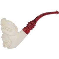 AKB Meerschaum Carved Bearded Man with Hat (with Case)