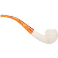AKB Meerschaum Lattice Bent Apple (with Case)
