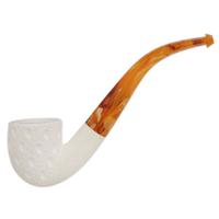 AKB Meerschaum Lattice Bent Dublin (with Case)