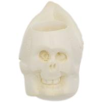 AKB Meerschaum Carved Skull with Wings (with Case)