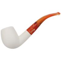 AKB Meerschaum Smooth Bent Egg (with Case)