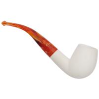 AKB Meerschaum Smooth Bent Egg (with Case)