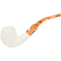 AKB Meerschaum Lattice Bent Egg (with Case)