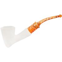 AKB Meerschaum Smooth Bent Dublin (with Case)