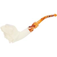 AKB Meerschaum Carved Laughing Bacchus (with Case)