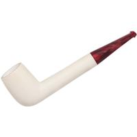 AKB Meerschaum Spot Carved Billiard (with Case)