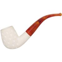 AKB Meerschaum Lattice Bent Egg (with Case)