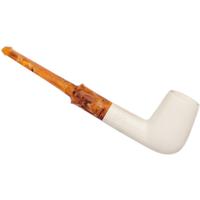 AKB Meerschaum Spot Carved Brandy (with Case)