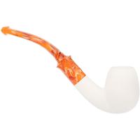 AKB Meerschaum Smooth Bent Brandy (with Case)