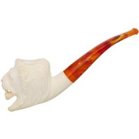 AKB Meerschaum Carved Lion (A. Cevik) (with Case)