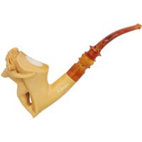 AKB Meerschaum Carved Nude Woman (Adnan) (with Case)