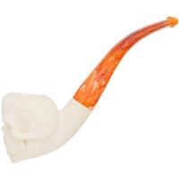 AKB Meerschaum Carved Skull (A. Cevik) (with Case)