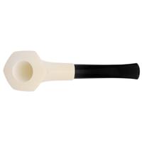 AKB Meerschaum Smooth Paneled Horn (with Case)