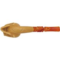 AKB Meerschaum Carved Skull (with Case)