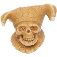 AKB Meerschaum Carved Skull with Jester Hat (with Case)