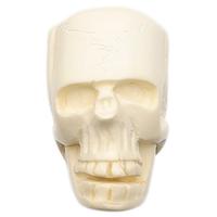 AKB Meerschaum Carved Skull with Wings (with Case)