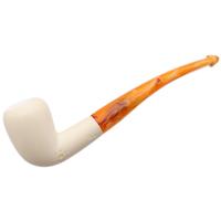 AKB Meerschaum Spot Carved Acorn