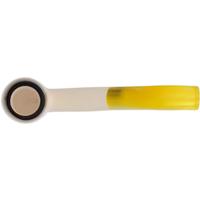 AKB Meerschaum Smooth Bent Billiard (with Case)