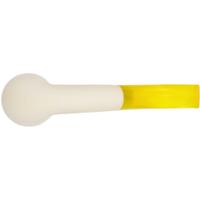 AKB Meerschaum Spot Carved Bent Billiard (with Case)