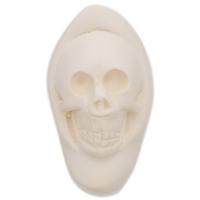 AKB Meerschaum Carved Hooded Skull (with Case)