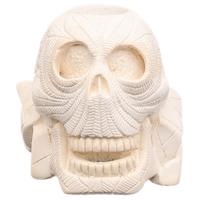 AKB Meerschaum Carved La Catrina Skull (I. Baglan) (with Case)