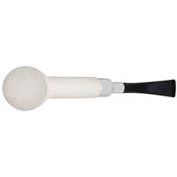 AKB Meerschaum Spot Carved Poker with Silver (with Case)