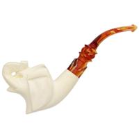 AKB Meerschaum Carved Elephant (with Case)