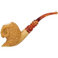 AKB Meerschaum Carved Owl (with Case)