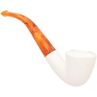 AKB Meerschaum Smooth Bent Dublin (with Case)