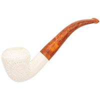 AKB Meerschaum Lattice Bent Dublin (with Case)