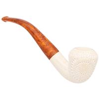 AKB Meerschaum Lattice Bent Dublin (with Case)