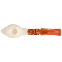AKB Meerschaum Carved Lion (with Case)