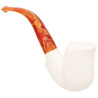 AKB Meerschaum Lattice Bent Dublin (with Case)