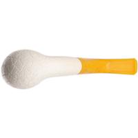 AKB Meerschaum Carved Bent Billiard (with Case)