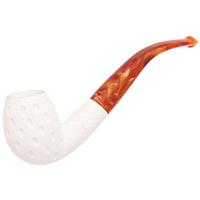 AKB Meerschaum Lattice Bent Egg (with Case)