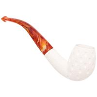 AKB Meerschaum Lattice Bent Egg (with Case)