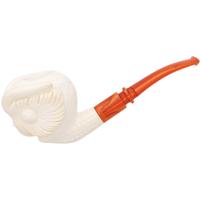 AKB Meerschaum Carved Owl (with Case)