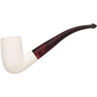 AKB Meerschaum Spot Carved Bent Stack