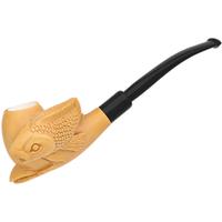 AKB Meerschaum Carved Fish (Ali) (with Case)