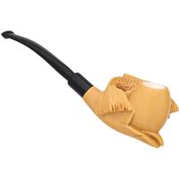 AKB Meerschaum Carved Fish (Ali) (with Case)