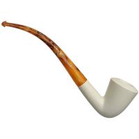 AKB Meerschaum Smooth Bent Dublin (Ali) (with Case)