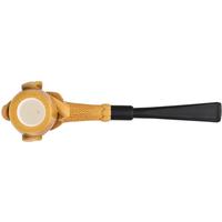 AKB Meerschaum Carved Dragon Claw Holding Spot Carved Egg (Ali) (with Case)
