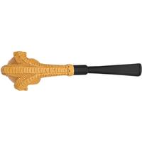 AKB Meerschaum Carved Dragon Claw Holding Spot Carved Egg (Ali) (with Case)