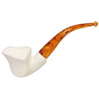 AKB Meerschaum Spot Carved Freehand (with Case)