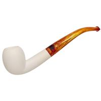 AKB Meerschaum Smooth Bent Acorn (with Case)