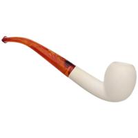 AKB Meerschaum Smooth Bent Acorn (with Case)