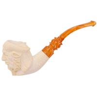 AKB Meerschaum Carved Satyr (with Case)