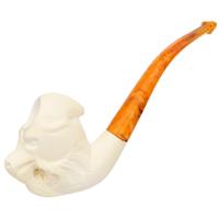 AKB Meerschaum Carved Bearded Dragon (with Case)